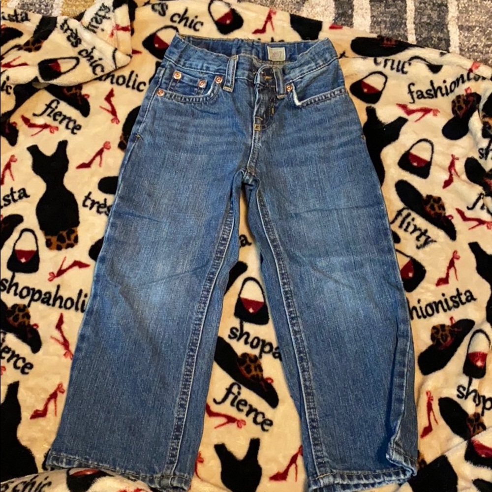 Boys polo denim pants